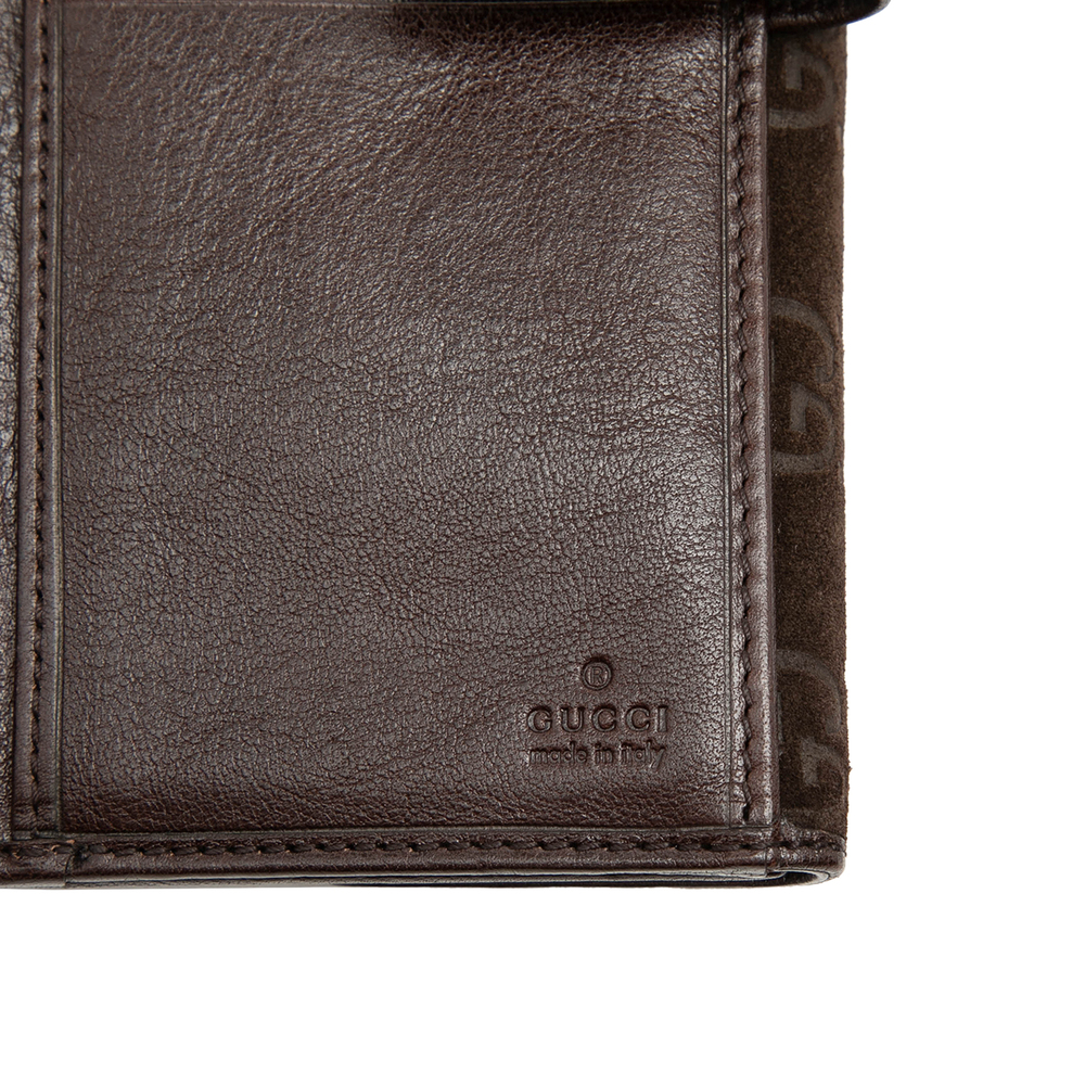 Pre-Loved Gucci GG Suede Pelham Continental Long Wallet - Picture 6 of 9